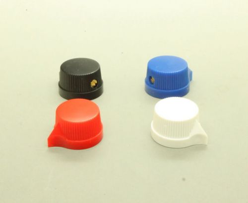 10 x Effects Pedal Control Knob 17mmDx11mmH for 1/4&#034; Shaft - Various Colors