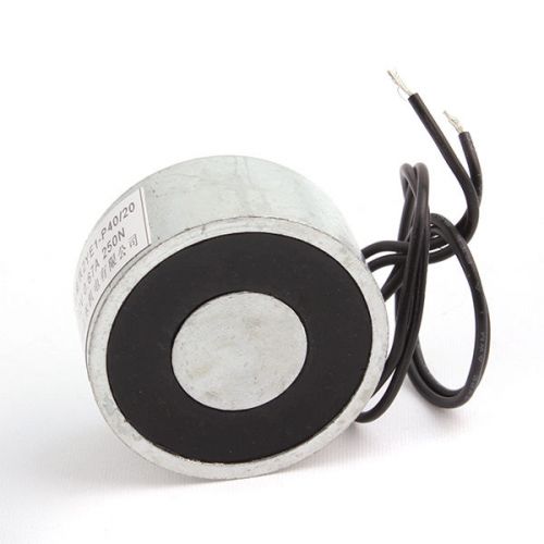 Metal 55 lb 25kg electric lifting magnet holding electromagnet 12v dc 250n for sale