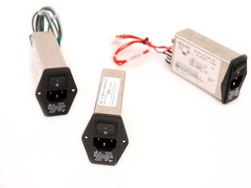 Lot of 3 corcom 3exla2s/3ezla2s internal voltage selection power entry module for sale