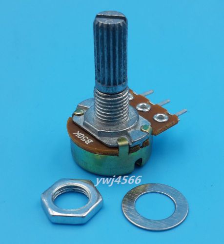 10pcs b50k 50k ohm linear taper mini potentiometer pot 20mm for sale