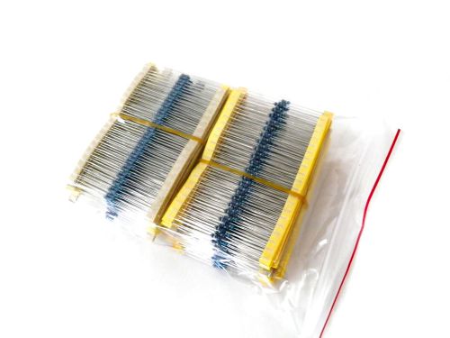 50value 1000pcs 1/2w metal film resistor kit 0.1 ohm - 4.7m ohm 12 for sale