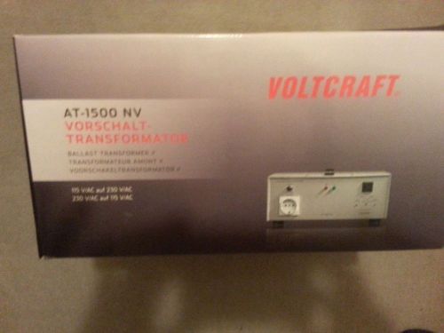 Voltcraft at-1500nv transformer 115 v / ac 230 v / ac - 230 v / ac 115 v / ac for sale