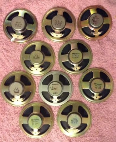 Lot Of 10- 3&#034; Hobby Speakers/.5 Watt, 8 Ohm