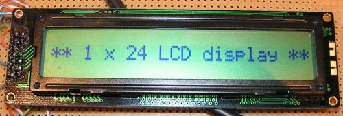 1x24 LCD HD44780 display module for SIEMENS telephone