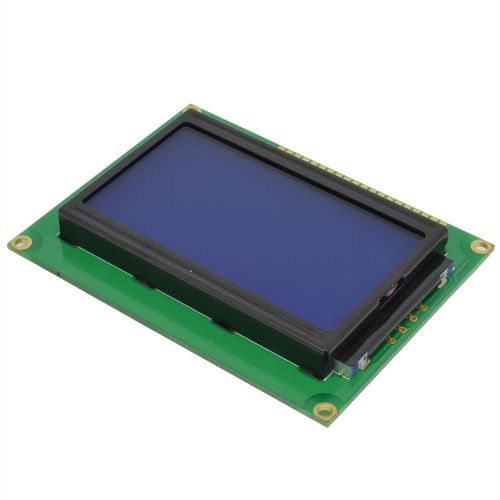 2014 1pcs 12864 5v graphic lcd display screen module blue backlight st7920 for sale