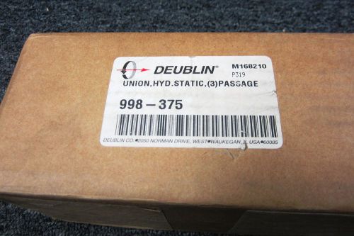 Deublin rotating union 998-375    p319 (3) passage for sale