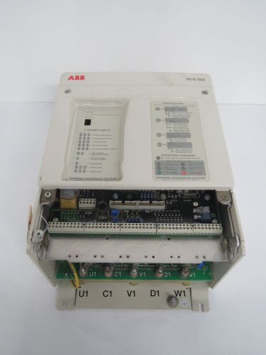 Abb dcs602-0050-61-15000a0 40hp 600v-ac 625v-dc 50a amp dc motor drive b454065 for sale