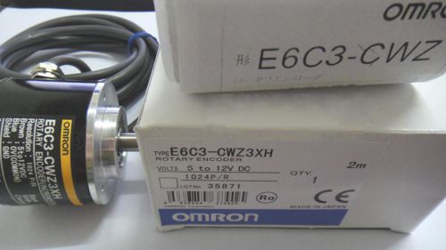 OMRON Rotary Encoder E6C3-CWZ3XH 1024 P/R E6C3CWZ3XH new in box free ship