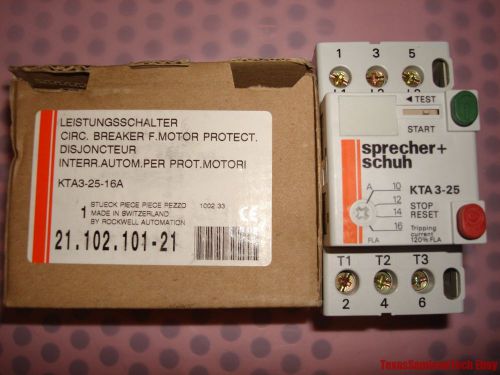 Kta3-25 sprecher + schuh motor stepper driver controller module 16a 600v 3p kta3 for sale