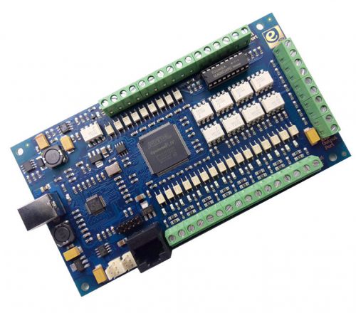 Cnc 4 axis usb motion controller card e-cut mach3 interface breakout board 1mhz for sale