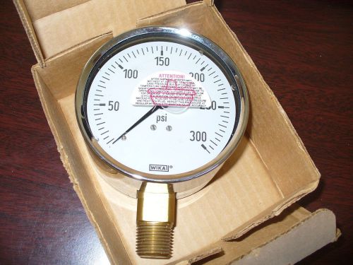Wika liquid filled pressure gauge, 4&#034; dial. for sale