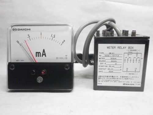 Daiichi mep-100c / dm-61 ammeter  for sale