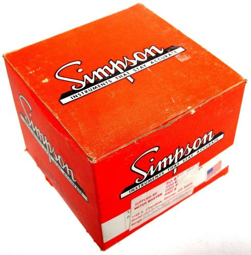 New in box simpson meter model 2154 0-5aca    *** for sale