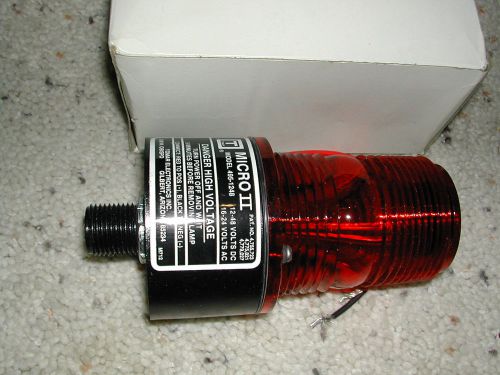 NEW MICRO II STROBE 495-1248 RED 12-48 Volts DC, 16-24 VAC For Forklifts or