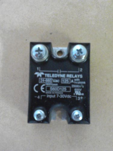 Teledyne S60D125 Solid State Relay 24-600vac 125a