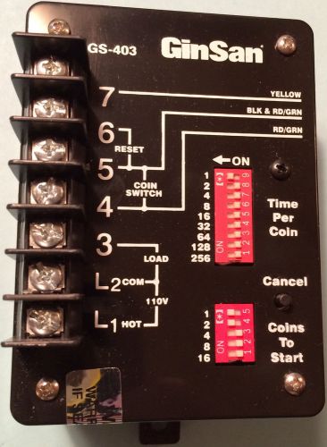 GINSAN INDUSTRIES ACCUMULATING TIMER GS-403 110 VAC