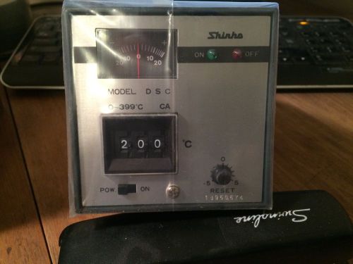 Shinko Precision thermo- controller model DSC-220-r/e Range 0-399 c