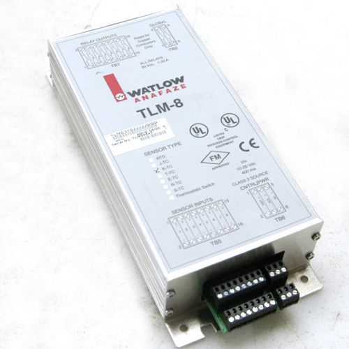 Watlow Anafaze TLM-8 Thermal Limit Monitor Temperature Switch K-TC Sensor
