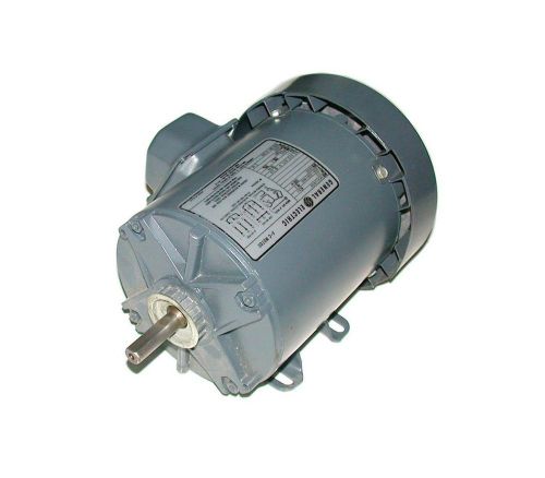 New 1/2 hp general electric 3 phase ac motor 208-230/460 vac  model 5k35jn30 for sale