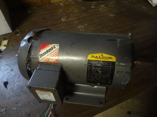 Baldor Standard E M3610T electric motor 3hp