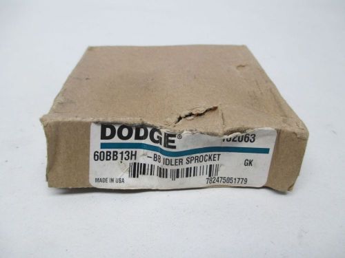 New dodge reliance 60bb13h 102063 idler single row 5/8in bore sprocket d302858 for sale