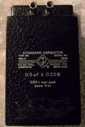 General radio standard capacitor 0.05 mfd +- 0.25% for sale