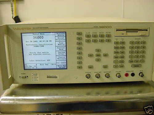 Wavetek Cellular Test System Model 3600D