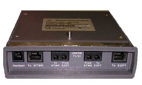 Agilent/HP J6815B T1/E1 Bantam Line Interface Module