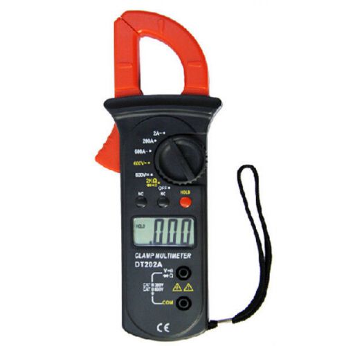 Digital clamp meter multimeter 600v 600a volt amp ohm diode tester buzzer +probe for sale
