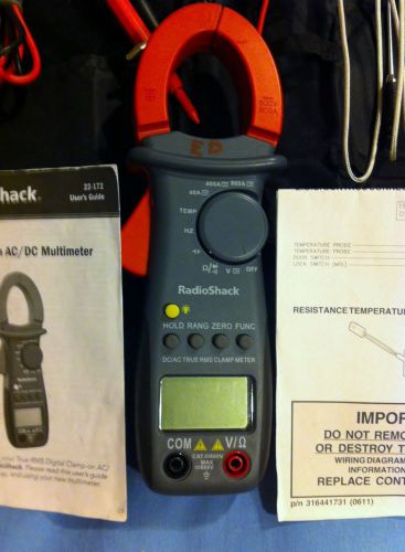 Radioshack tru-rms digital clamp-on ad/dc multi-meter for sale