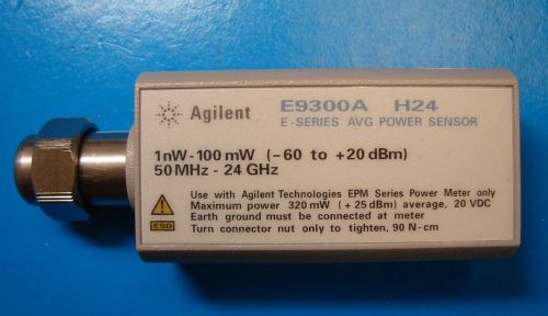 Agilent E9300A Option H24 50MHz-24GHz E-Series AVG Power Sensor 3.5mm