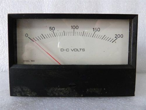 Simpson DC Volts Model 524 0-200 Meter