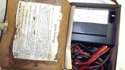 Honeywell volt meter - vintage microammeter &amp; voltage tester