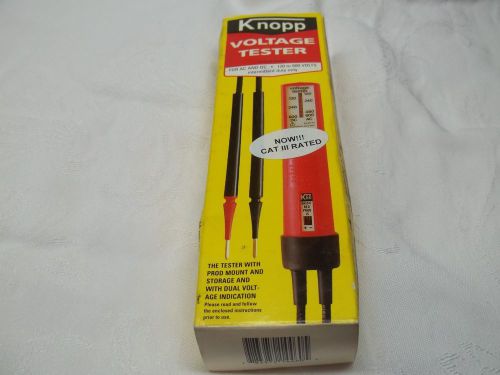 Knopp voltage tester k-60 ac &amp; dc 14460 for sale