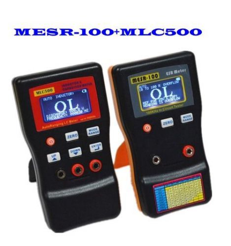 Mesr100 in circuit esr capacitor meter + mlc500 auto ranging lc meter tester for sale