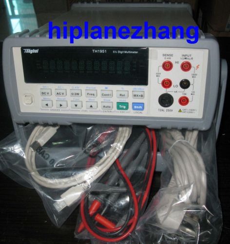 High-accuracy dcv0.0035% true rms 5 1/2 bench top multimeter 110-220v usb th1951 for sale