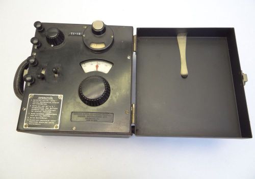 Vintage honeywell brown instrument division galvanometer it6w2p current tester for sale