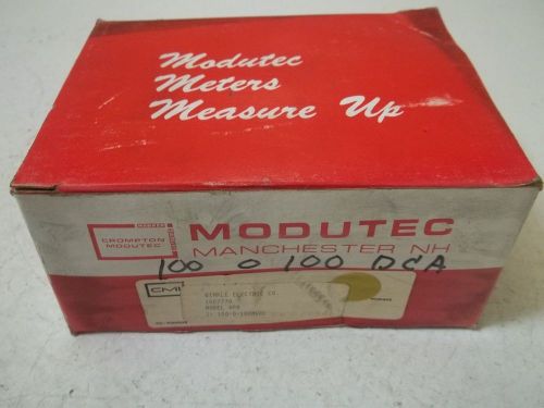 MODUTEC 4PB PANEL METER 100-0-00 *NEW IN A BOX*