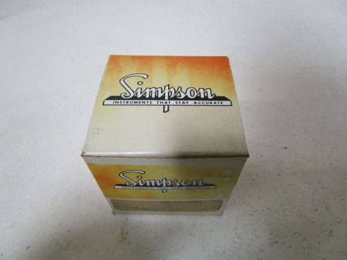 SIMPSON 2183 PANEL METER *NEW IN A BOX*