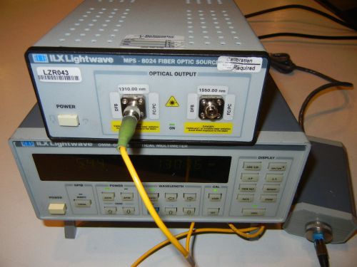 ILX, Newport MPS-8024 Fiber optics Source, 1310 &amp;1550nm Tested Working Condition