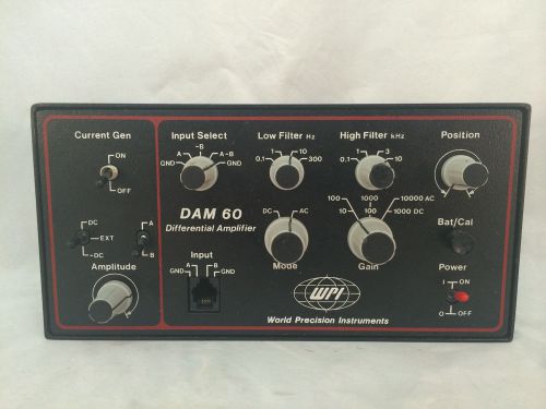 WPI DAM 60 Differential Amplifier Model DAM60-F