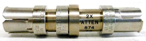 General radio gr-874-g6, 6db (2x) fixed coaxial connector, genrad for sale