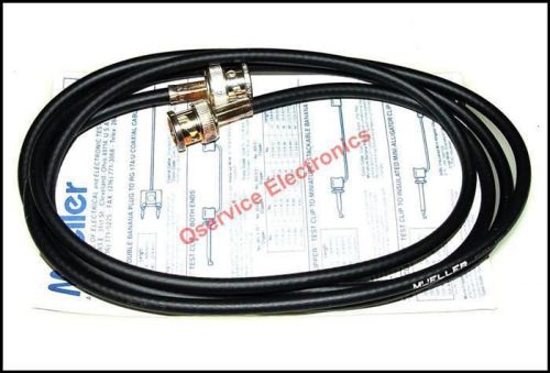 1 pcs mueller  5050-b-60-0 50 ohm 60&#034; long patch cable new for sale