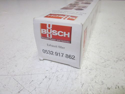 Busch 0532 917 862 exhaust filter *new in a box* for sale