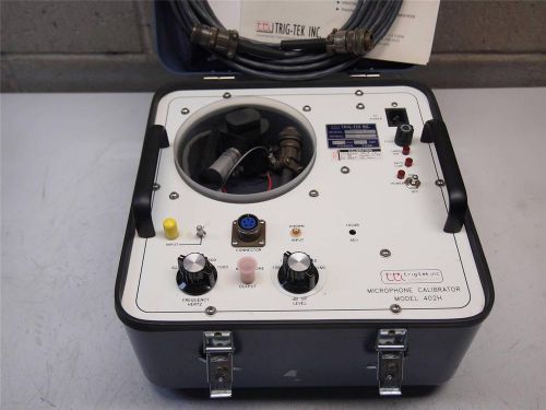 Trig-tek 402h microphone calibrator for sale