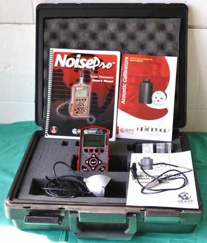 Quest NoisePro Dosimeter with QC-10/QC-20 Acoustic Calibrator