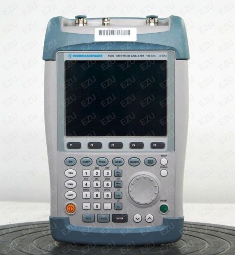 R&amp;S FSH3-13 Handheld Spectrum Analyzer, 100 kHz - 3 GHz, with Tacking Generator