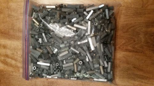 5.5 Pounds Bulk Keystone Hex Spacer Standoffs - Various Sizes -  New Old Stock