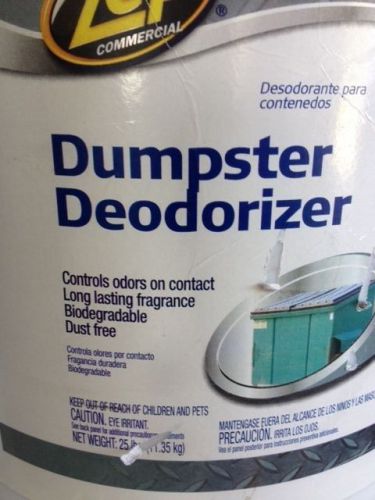 Zep commercial dumpster deodorizer - 25 lbs (5 gallon bucket) for sale