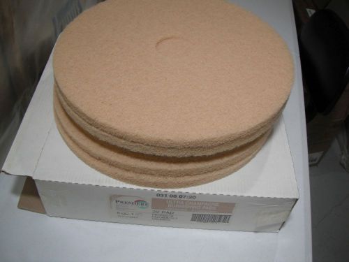 New 5 premiere pads 20&#034; ultra champagne burnishing pads 1500-3000 rpm for sale